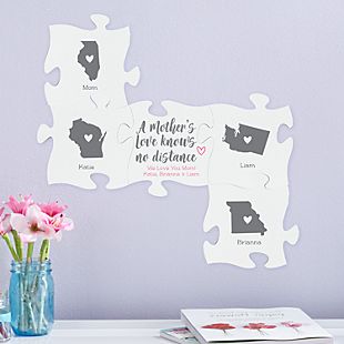A Mother's Love Knows No Distance Mini Puzzle Piece Set