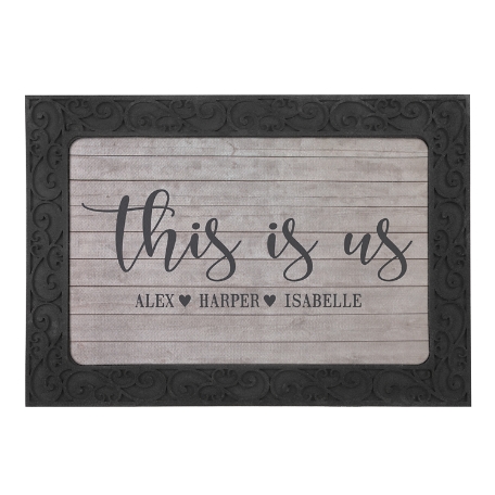 This Is Us Doormat - 17x27 w/ Holder