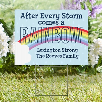 Rainbow Yard Sign