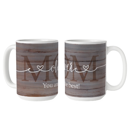 Her Love Connects Us Mug - Brown 15oz