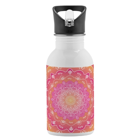 Kaleidoscope Water Bottle - Pink