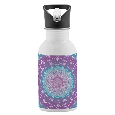 Kaleidoscope Water Bottle - Purple