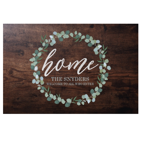 Leafy Home Doormat - 24x36