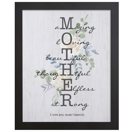 Amazing Mother & Grandma Canvas-Framed 11x14-Mother