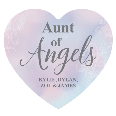 My Angels Wood Heart - Children