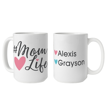 #Mom Life Mug - 15oz