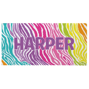 Pretty Pattern Beach Towel - Animal Prints- Oversized