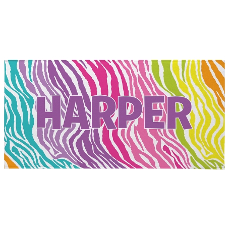 Pretty Pattern Beach Towel - Animal Print - Small