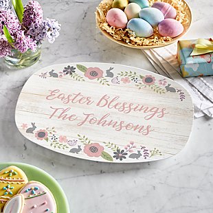 Rustic Easter Floral Platter