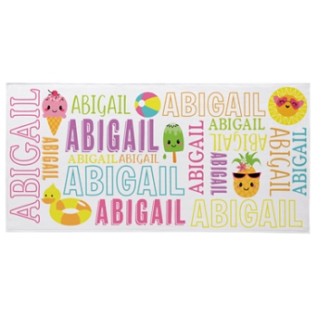 Sunny Fun Beach Towel-Standard - Bright Pastel