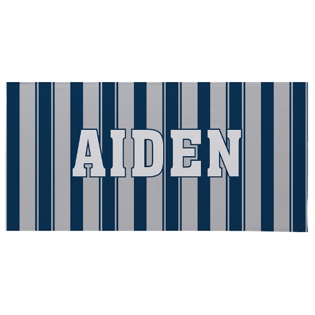 Their Own Name Beach Towel-Standard - Stripes