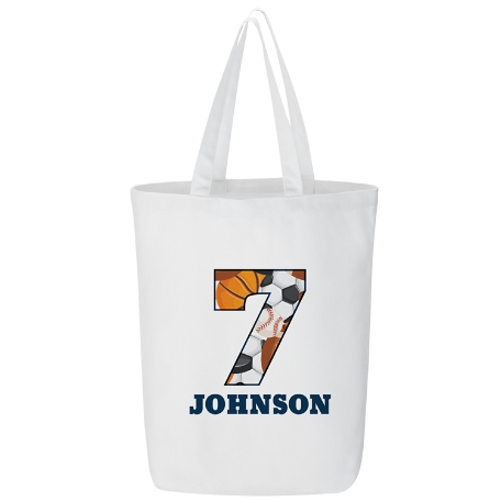 Their Own Name Tote Bag - Sports