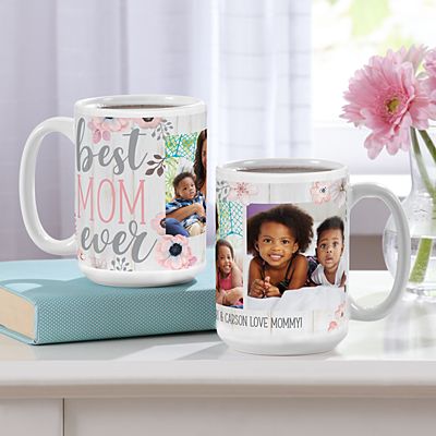 Printed Mug & Coaster Gift Set Worlds Greatest Mom