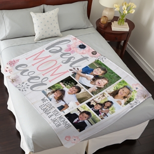 Personalised mothers best sale day blanket