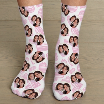 Heart Photo Socks