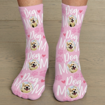 Pet Mom Photo Socks