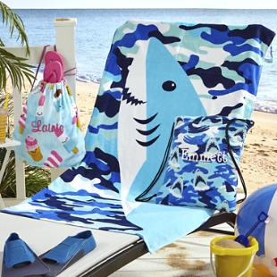 Summer Prints Towel Backpack