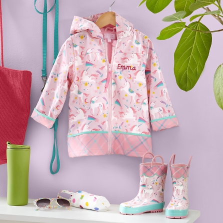 Stephen Joseph Puddle Jumper Unicorn Raincoat Boots Personal Creations