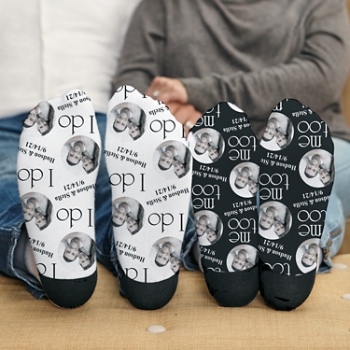 I Do, Me Too Photo Socks