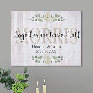 Together We Have It All Canvas