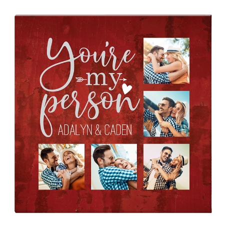 You're My Person Photo Canvas - 11x11