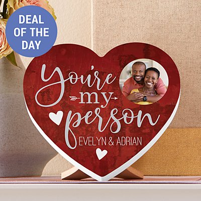 You're My Person Photo Mini Wood Heart