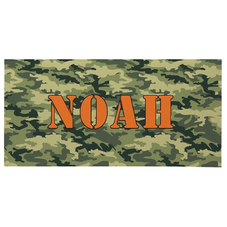 Camo In The Sun Beach Towel-Standard - Green