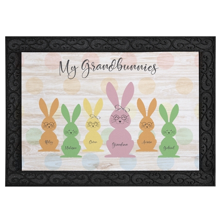Love My Grandbunnies Doormat w/ Holder-24x36