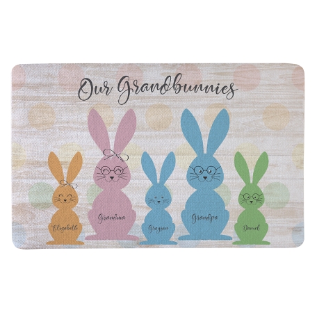 Love Our Grandbunnies Doormat - 17x27