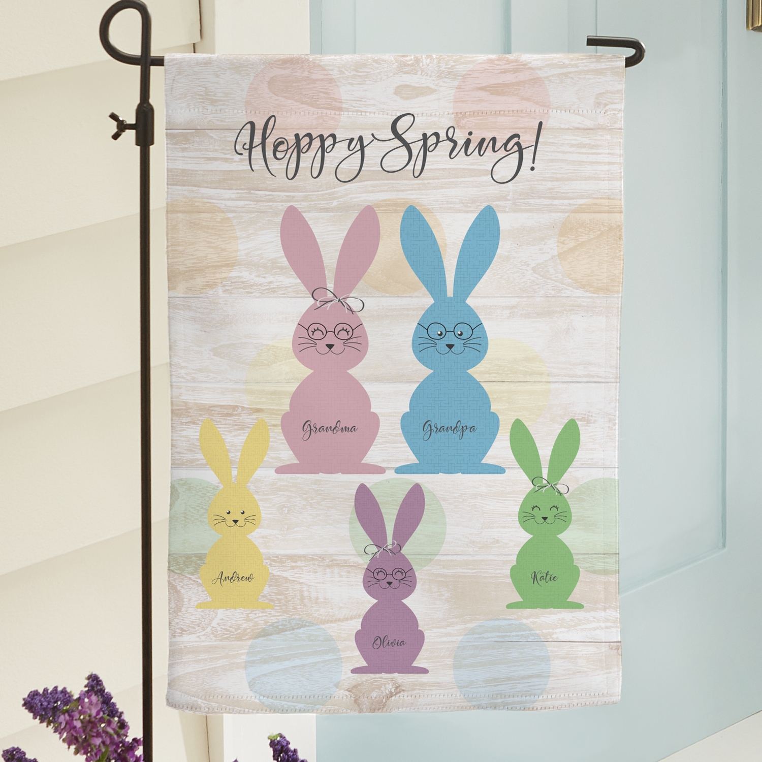 Love My Grandbunnies Garden Flag