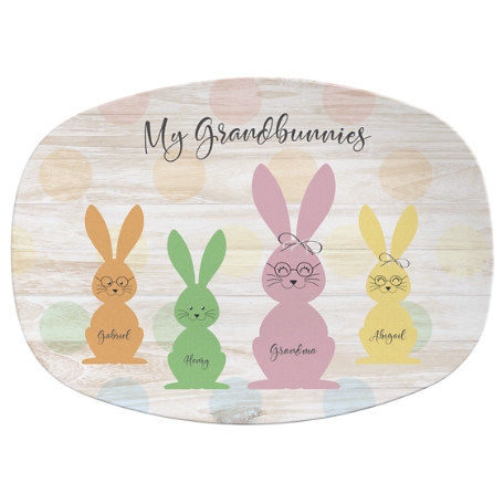 Love My Grandbunnies  Platter