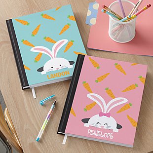 Peek-a-Boo Bunny Notebook