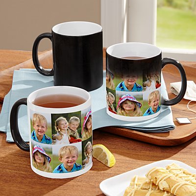 Picture-Perfect Multi Photo Color Changing Mug