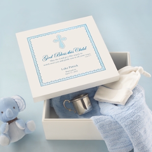 God Bless this Child Wood Keepsake Box