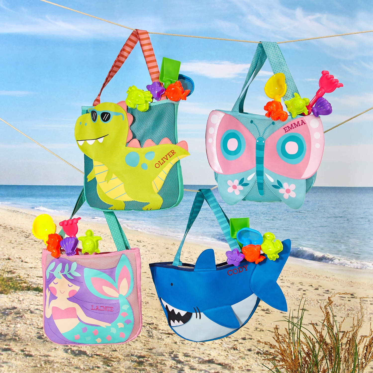 Stephen Joseph® Ocean Adventures Personalized Totes & Sand Toys