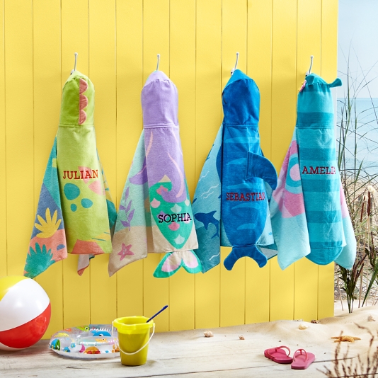Stephen Joseph® Beachy Fun Hooded Beach Towels Personal Creations