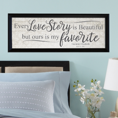 Every Love Tale Personalized Canvas