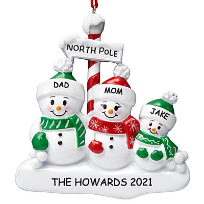North Pole Family Ornament - 3