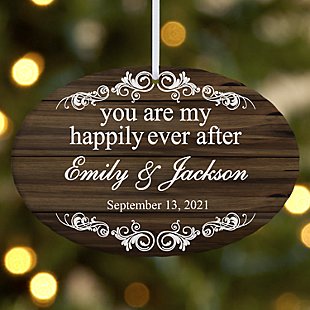 You Are My Happily Ever After Oval Ornament