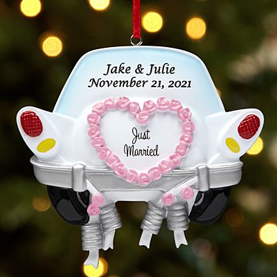 Just Married Ornament