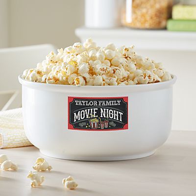 It's Movie Night! Popcorn Bowl
