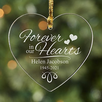 Forever in Our Hearts Memorial Ornament
