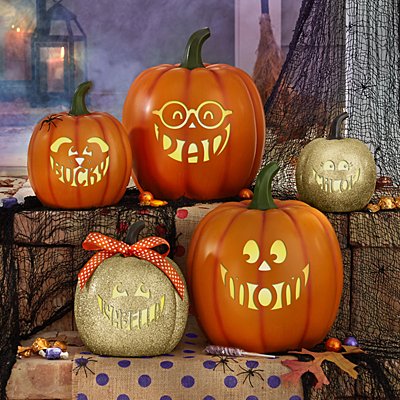 Light-Up Design Your Own Pumpkin Family