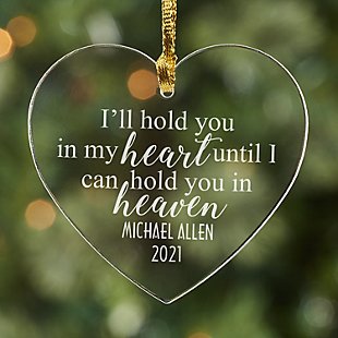Hold You In My Heart Memorial Ornament