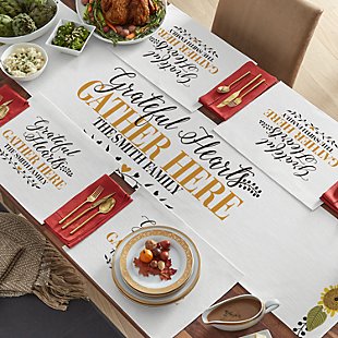Grateful Hearts Table Runner & Placemats