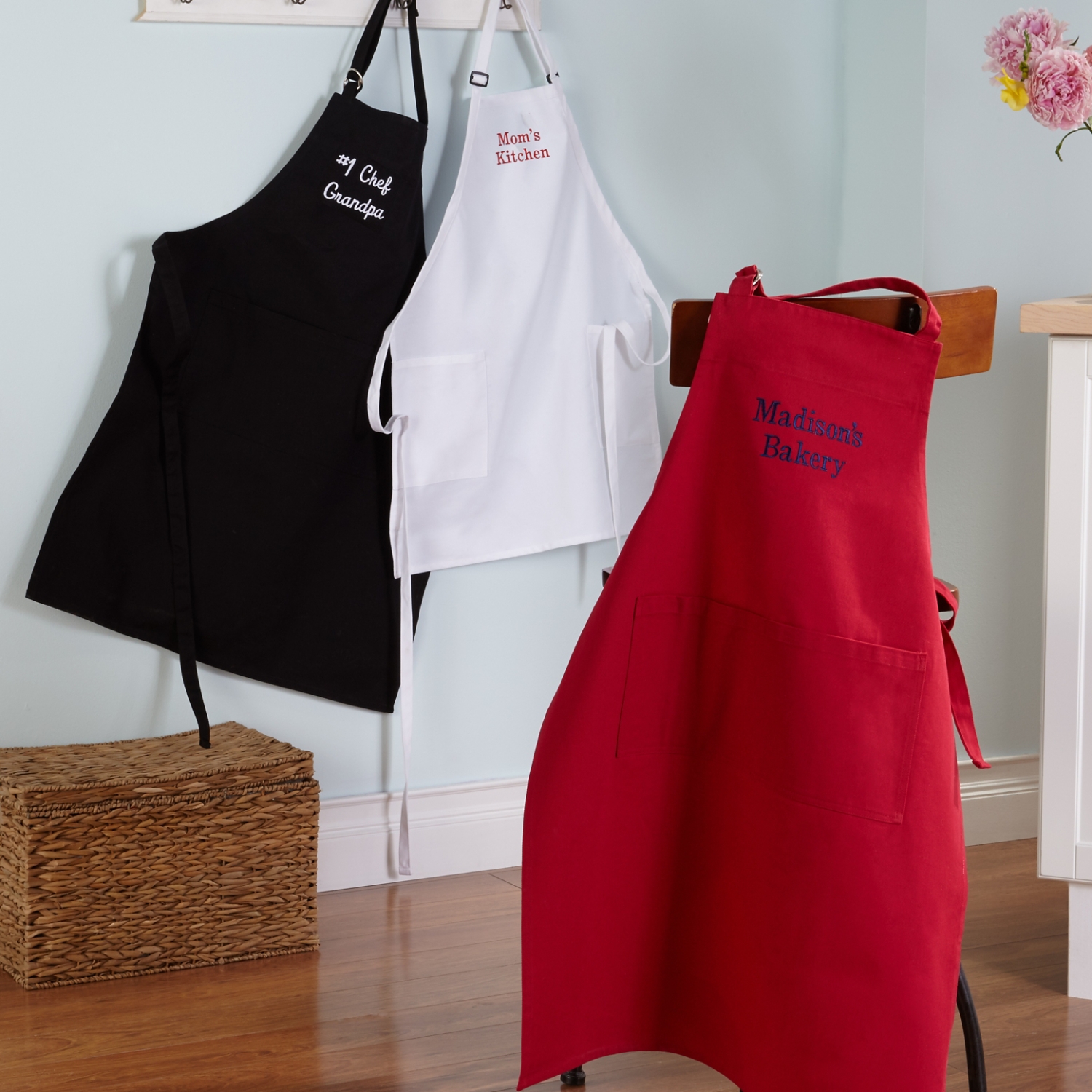 MasterChef Custom Name Apron Kitchen Mom Dad Mother Father Birthday Present  Gift