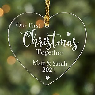 First Christmas Together Heart Ornament