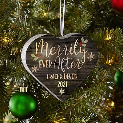 TwinkleBright® LED Merrily Ever After Heart Bauble