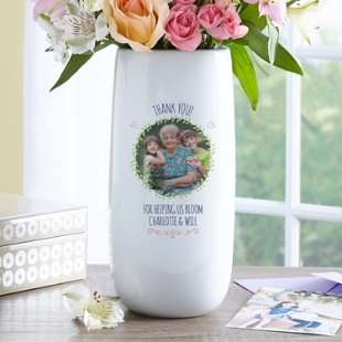 Thank You For Helping Us Bloom - Personalized Birth Flower Mom