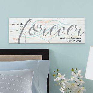 We Decided on Forever Canvas